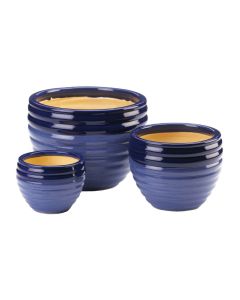 DUO BLUE TONE PLANTER TRIO