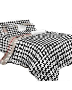 DM498K King size Luxury 6 Piece 100% Cotton Duvet Cover Set, Dolce Mela Bedding 