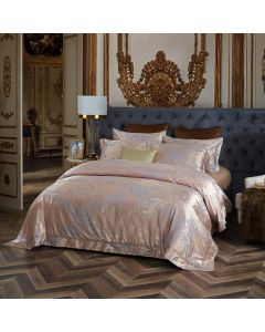 DM801K Montpellier by Dolce Mela - 6 Pieces Luxury Jacquard King Size Duvet Cover Set