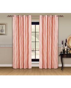 DMC460 Capri, Dolce Mela Window Treatments Damask Drapes Capri Curtain Panels