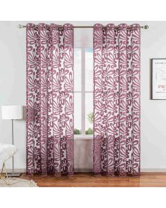 DMC472 Dolce Mela Sheer Curtain Panels - Madrid 