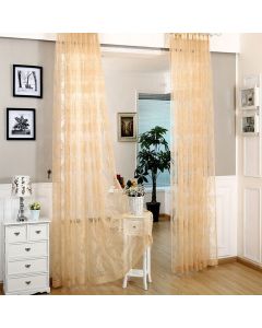 Dolce Mela Sheer Curtain Panels - Larissa DMC482