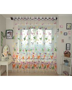 Sheer Curtains - Dolce Mela - Brazilian Butterflies - DMC492