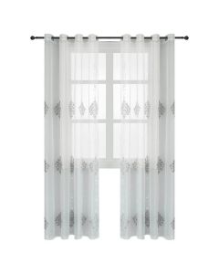 White Sheer Curtain Panels - Dolce mela - Nexus - DMC721