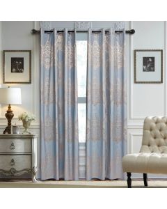 DMCU810 Curtains Damask Jacquard Grommet Semi-Blackout, Tall 60x100, Nantes by Dolce-Mela